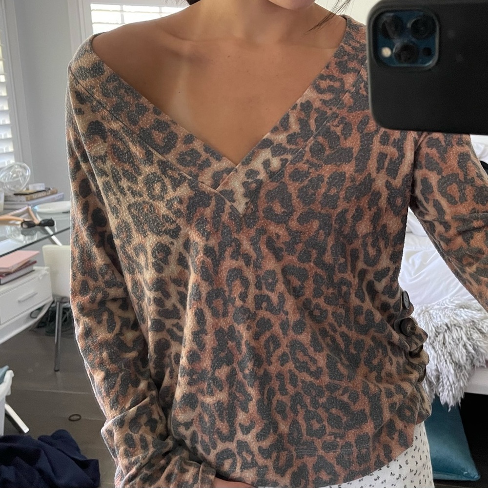 Cheetah sweater